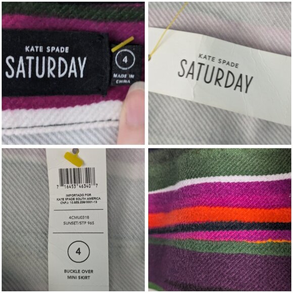 Kate Spade Buckle Over Mini Skirt - Picture 6 of 6